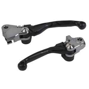 PIVOT LEVERS KAWASAKI KX250F 21-24, KX450F 19-23, KX250XC/450XC 21-23 BLACK (R)